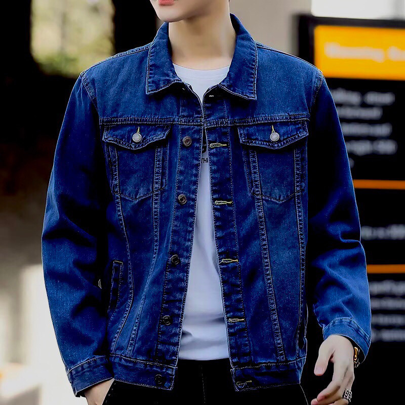 Jaket Jeans Pria Jumbo Non-Stretch Windproof Parayou store