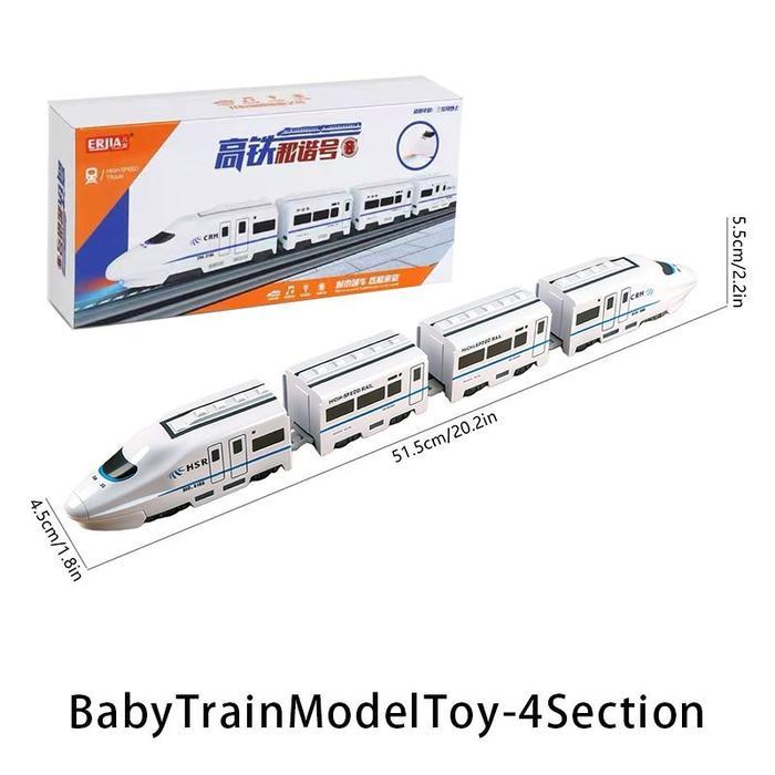 ISABELLA Kereta Api Rel Kecepatan Tinggi Mainan Anak-anak / Kereta api simulasi kereta listrik berke