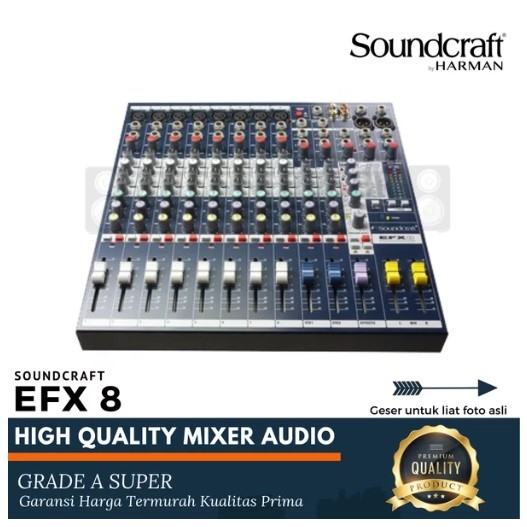 Mixer Soundcraft EFX 8 - Mixer Soundcraft Original