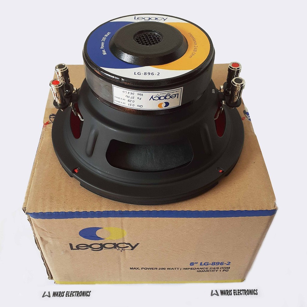 speaker subwoofer Legacy 8 inch double coil LG 896 2