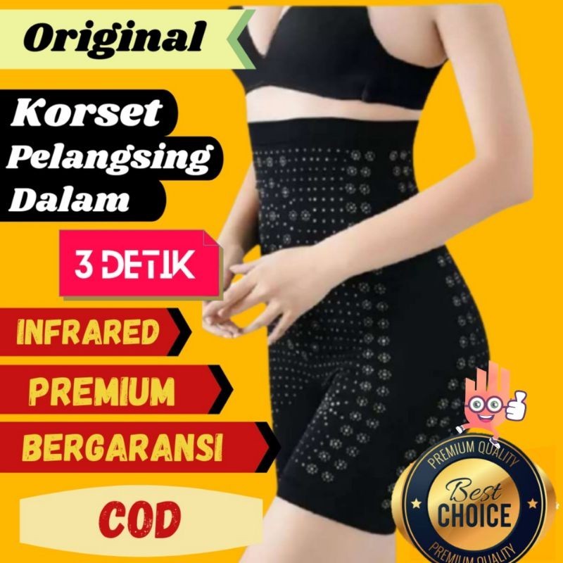 Korset Celana Stocking Infrared Membentuk Pinggang - Korset Infrared