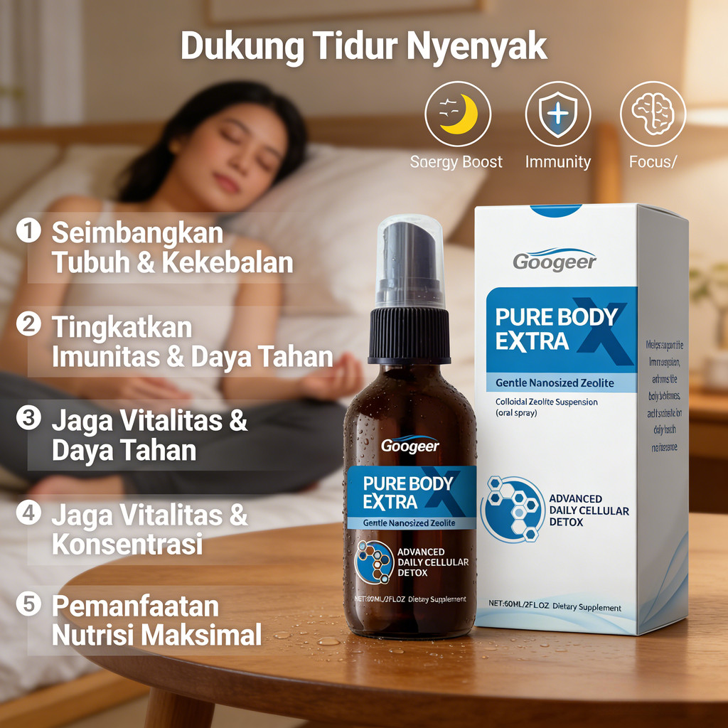 Pure Body Extra Nano Zeolite Cellular Detox Oral Spray