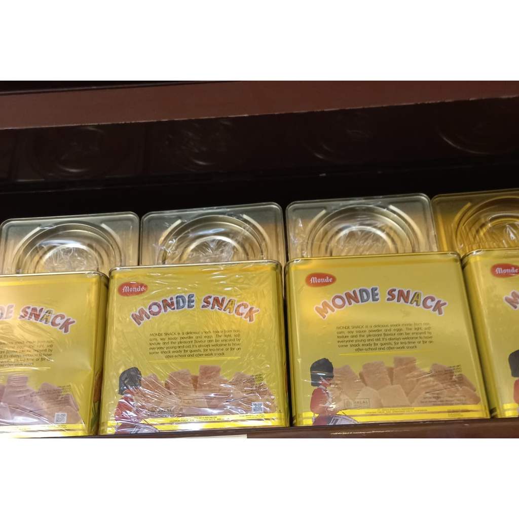 Monde Snack Gold Serena 450gr Bungkus Kaleng Untuk Hadiah