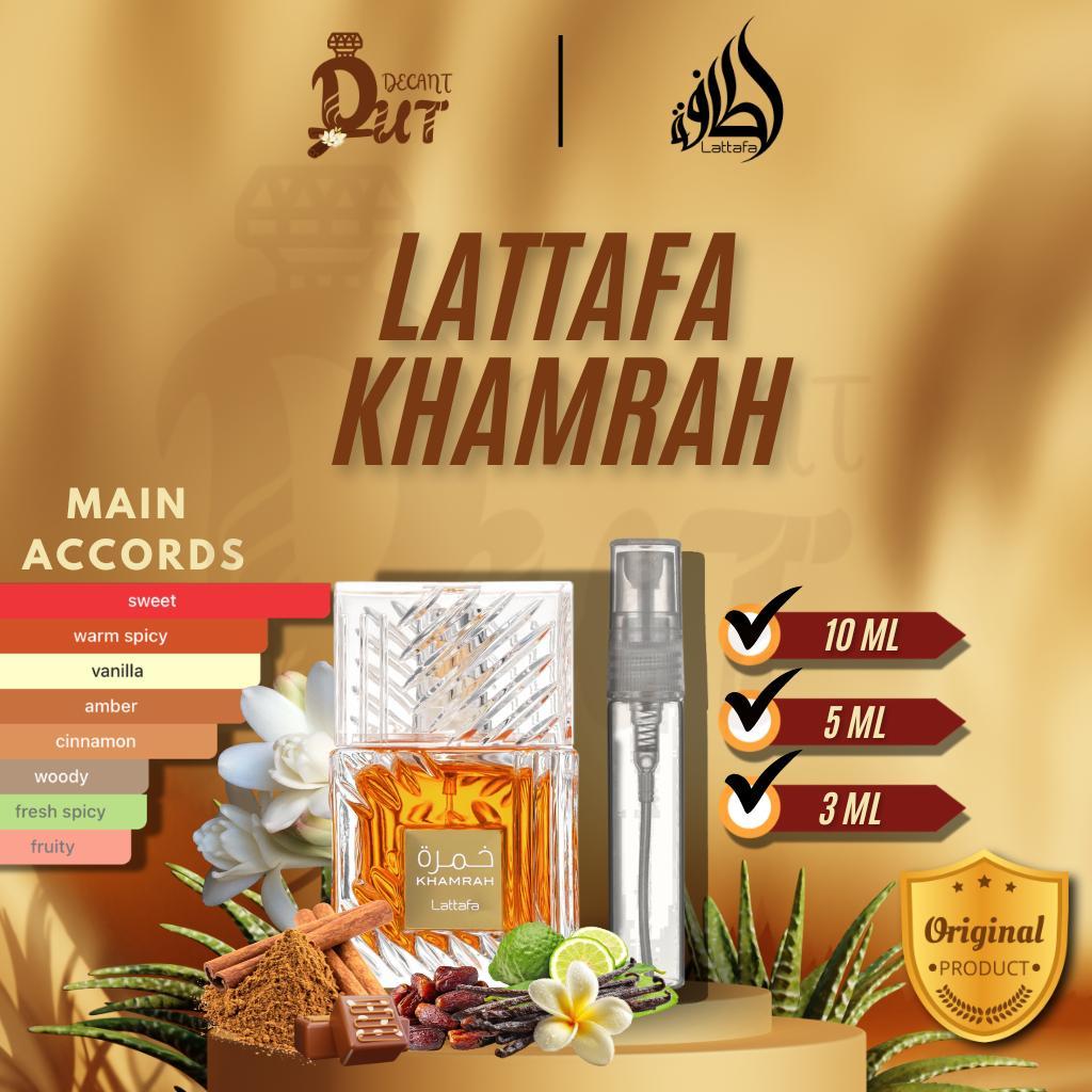 Decant Lattafa Khamrah 1ml 3ml 5ml 10ml Original