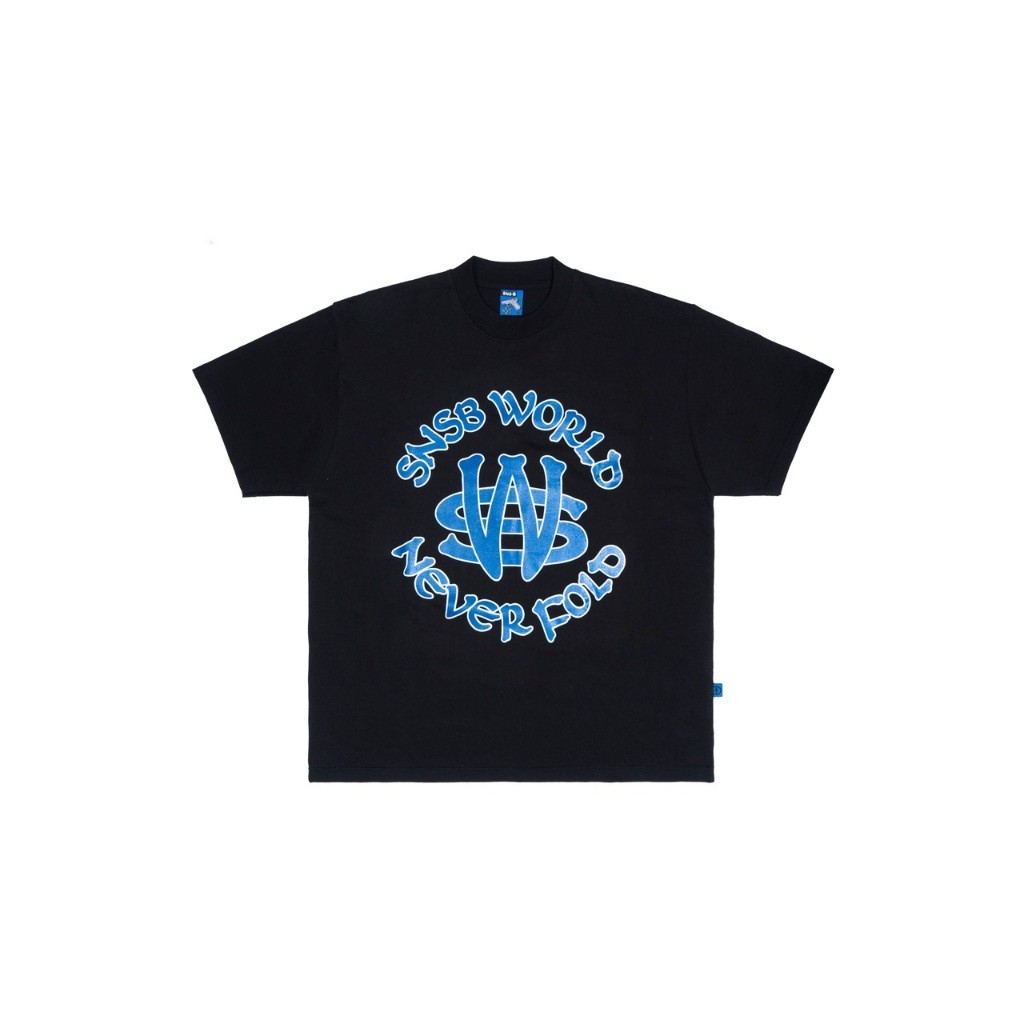 Kaos SNSB WORLD | FOLD BLACK | T-SHIRT | SORRYNOTSORRY.B | SNSB kaos pria baju kaos pria distro orig