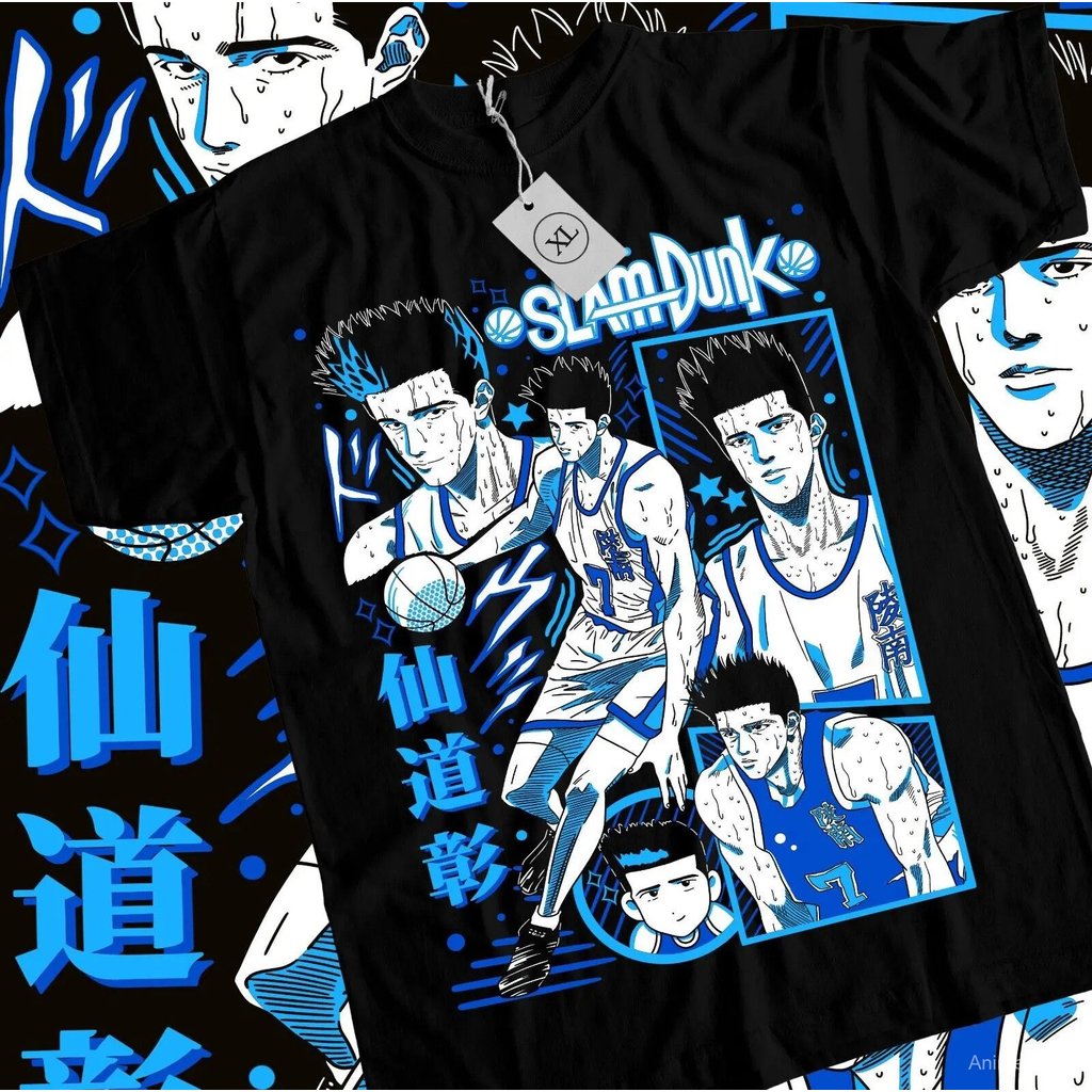 Kaos Slam Dunk Tim Basket Slam Dunk Kaos Hadiah Anime Baru Semua Ukuran
