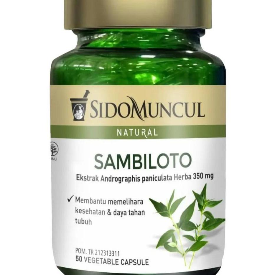Sidomuncul Natural Sambiloto - 50 Kapsul