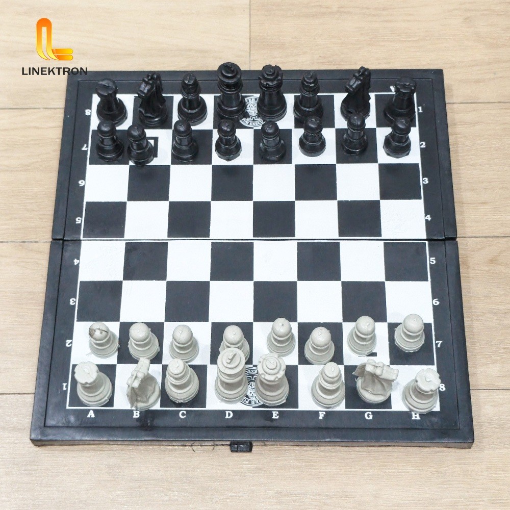 PAPAN CATUR PLASTIK UKURAN L / MAINAN ANAK PAPAN CATUR / CHESS BOARD GAME / CATUR PAPAN PLASTIK / MA