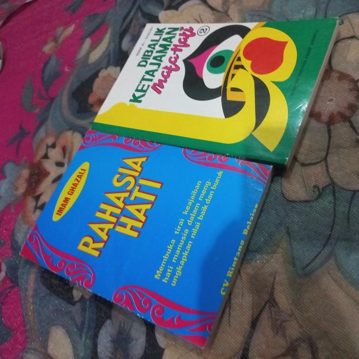 Buku IMAM AL GHAZALI TAUBAT RAHASIA HATI DAN DIBALIK KETAJAMAN MATA HATI 3 BUKU