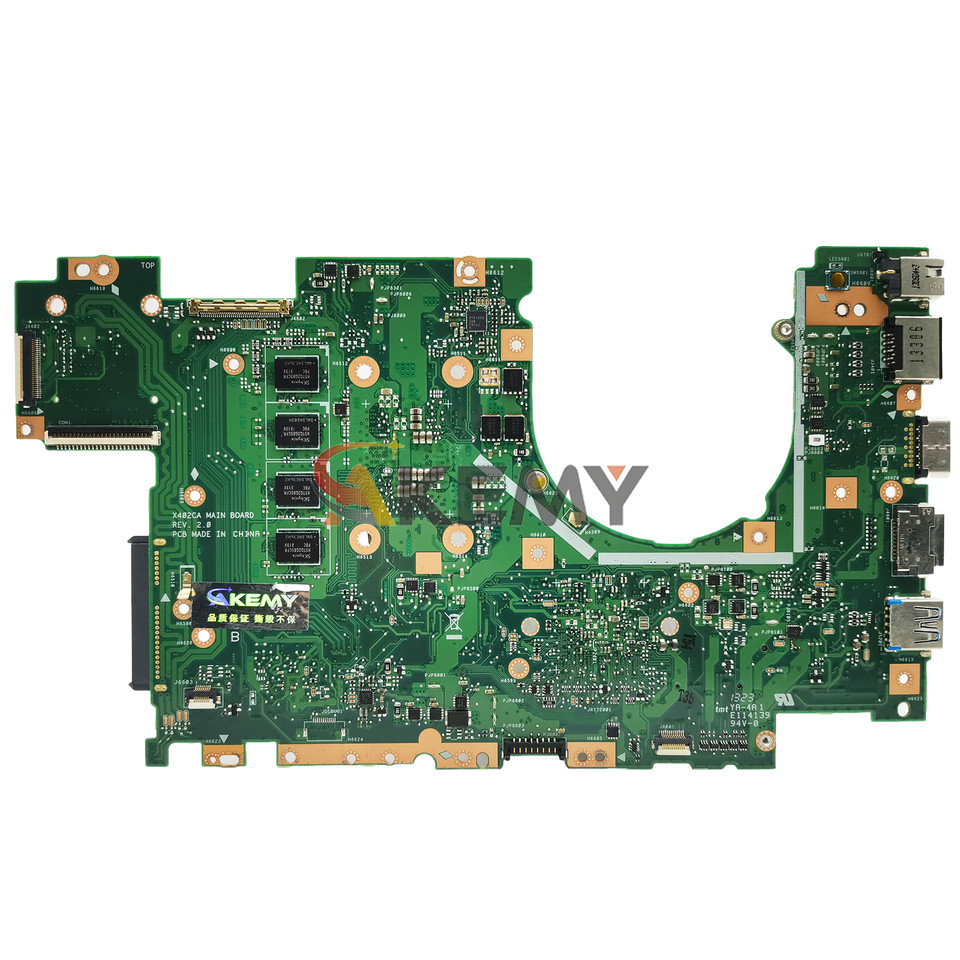 X502CA Laptop Motherboard For ASUS VivoBook F402CA X502C F502CA X502CA Notebook Mainboard With I3 I5