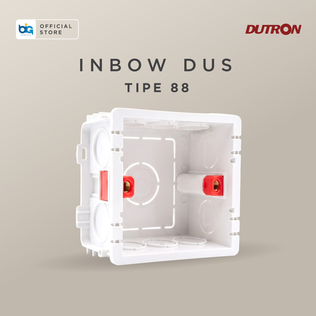 DUTRON Inbow Dus Ib Dus Inbow Dos Saklar / Mangkok Saklar Inbow Stop Kontak