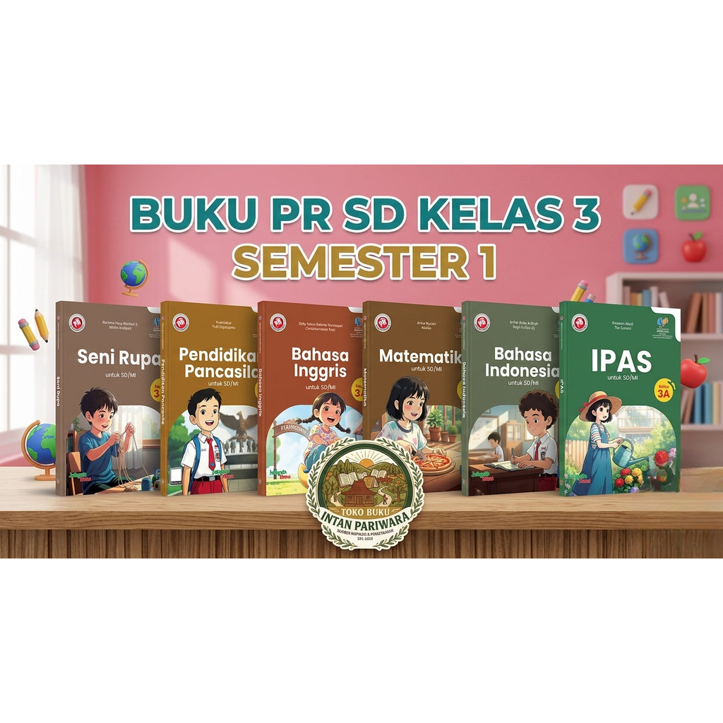 Buku Pr Lks Sd Kelas 3 Semester 1&2 Intan pariwara Edisi Baru