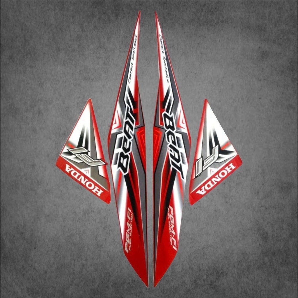 Stiker Striping Motor BEAT F1 2015 Lis Les Body Motor BEAT F1 2015 Standar