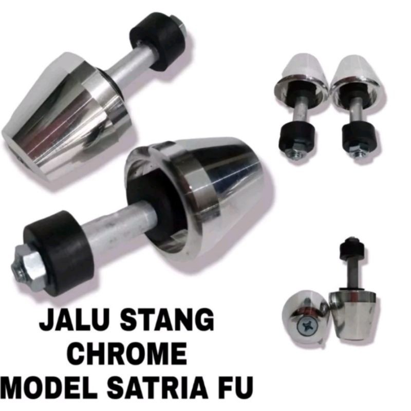 PROMO 12.12 jalu stang satria fu / jalu stang  aluminium crome model satria fu