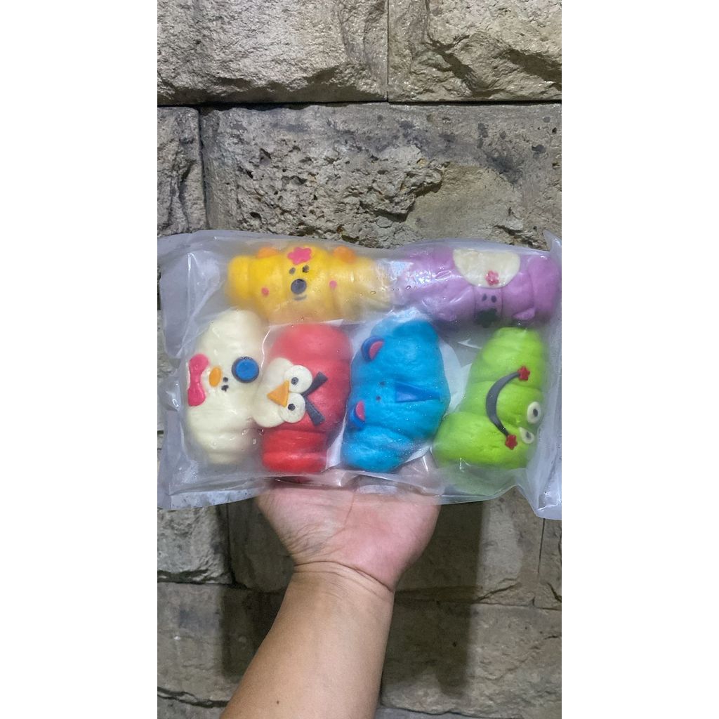 bakpao karakter sosis / bakpao karakter isi sosis