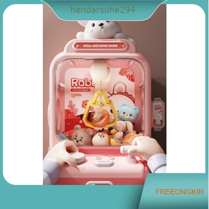 Clamping Doll Machine / Mainan Capit Boneka Lucu / Main Capit Boneka Anak Anak