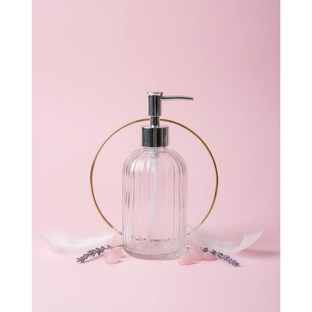 botol kaca pump - botol sabun cair - wadah sabun PS