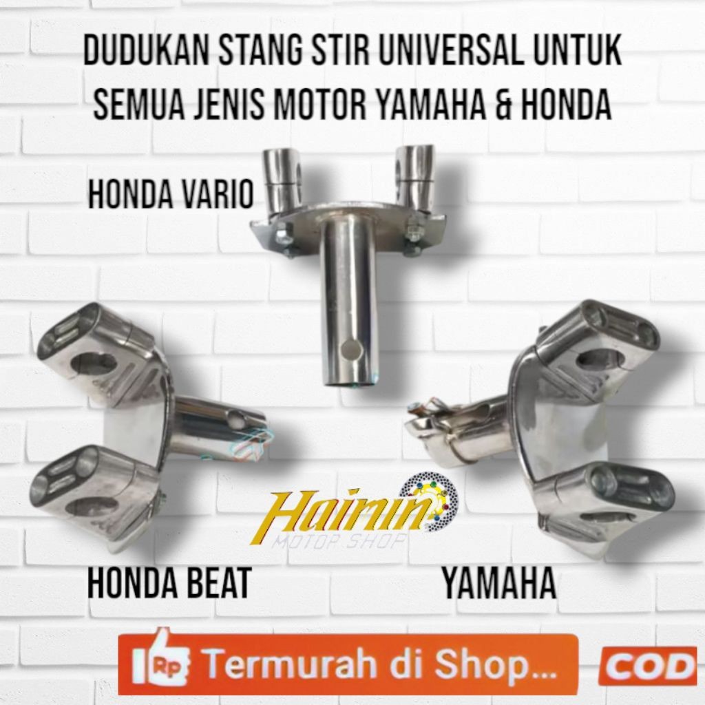 Adaptor Dudukan Stang Stir Trondol  Stang Meja Stir Raiser Fatbar Universal Untuk Semua Jenis Spada 