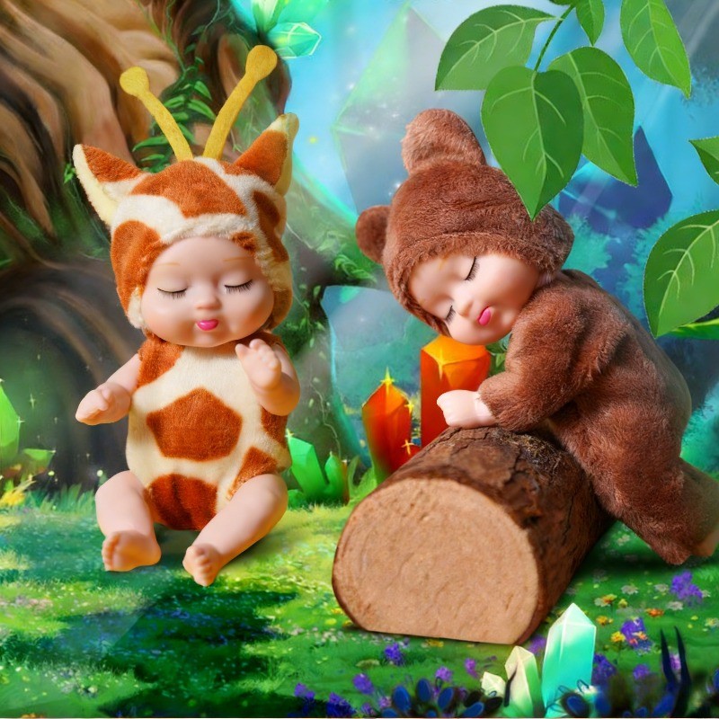 TERBARU BONEKA BONEKA SIMULASI MAINAN BONEKA BAYI SUPER MINI REBORN NEWBORN PEREMPUAN TIDUR MINI