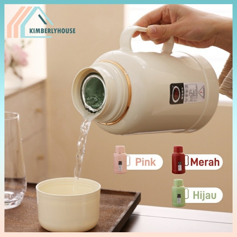 Kapasitas Besar Rumah Panas Ketel Isolasi Botol Air Panas Botol Air Panas Portabel Botol Air Terbuka