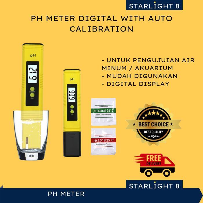 Tester Pen PH Meter Air Digital Auto Calibration / Kalibrasi Akurat