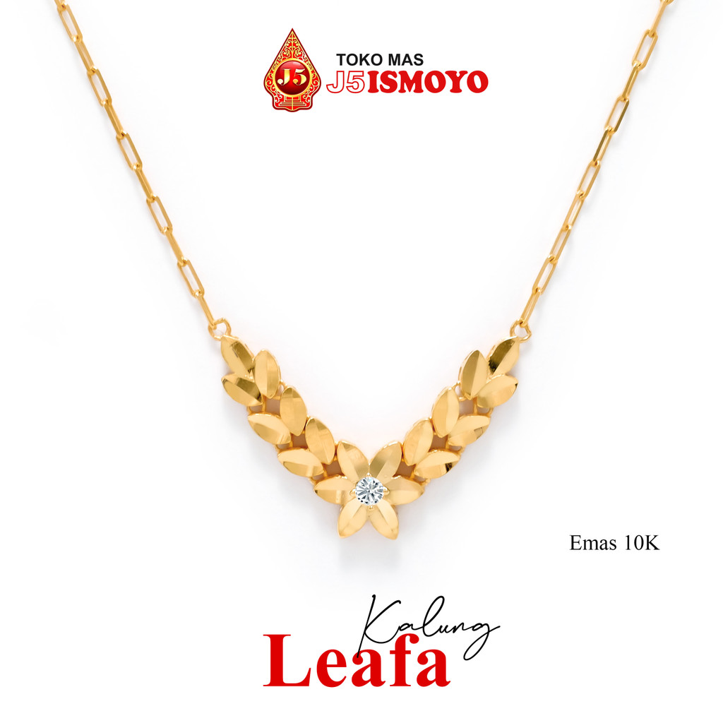 Kalung Emas Mas Asli Model Rantai Leafa J5 Ismoyo