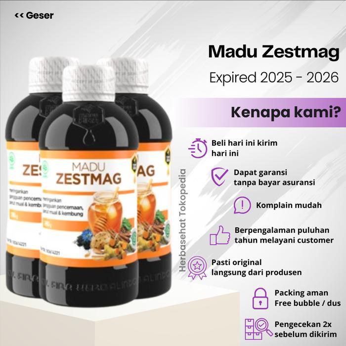 Madu Zestmag - Madu Herbal Maag Original - ZESTMAG