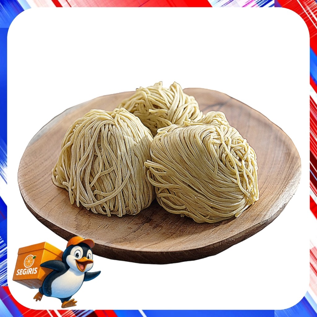 Mie Pangsit ayam Keriting Mentah 1kg