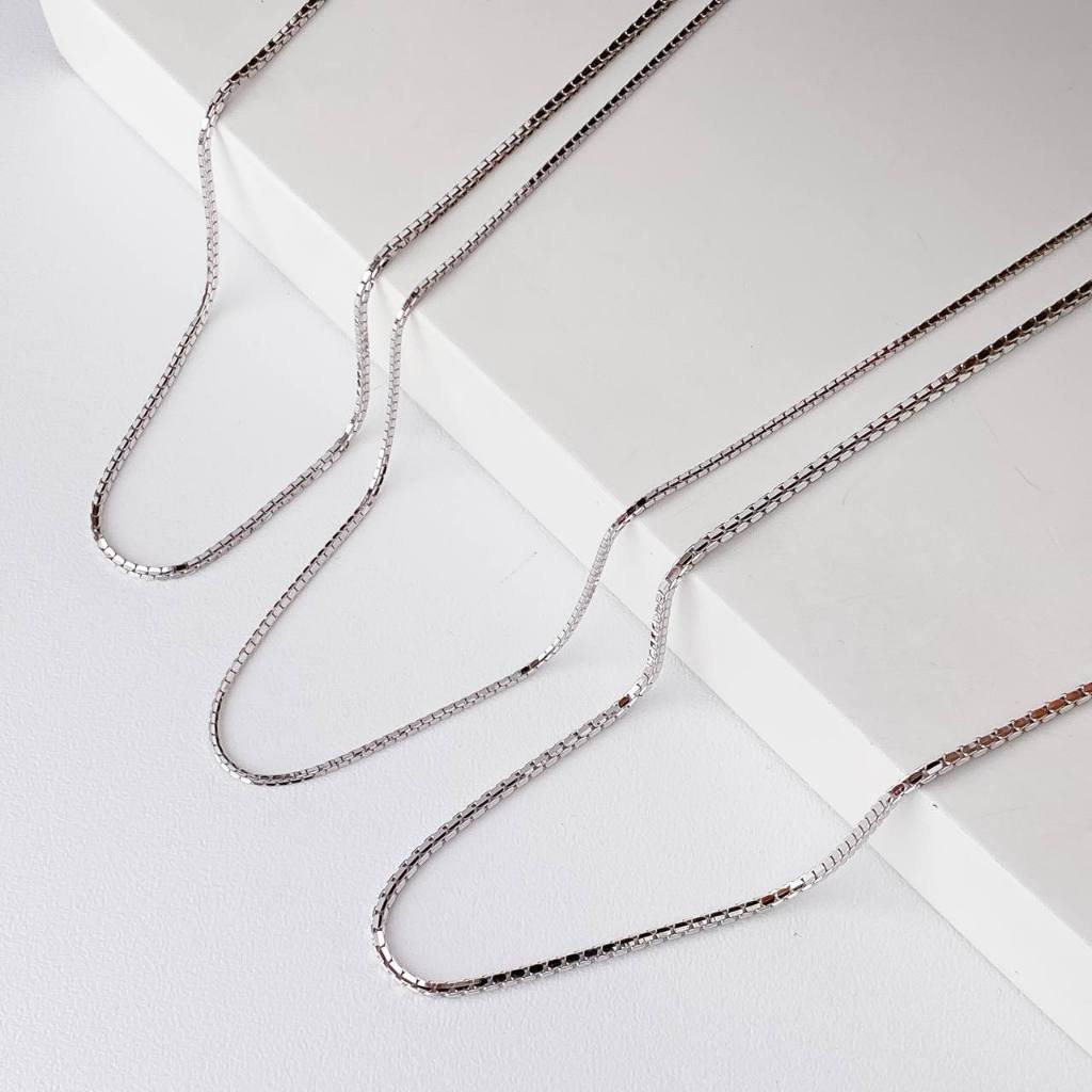 Kalung Italy Santa Emas Putih Kadar 8K 9K Macan Gold