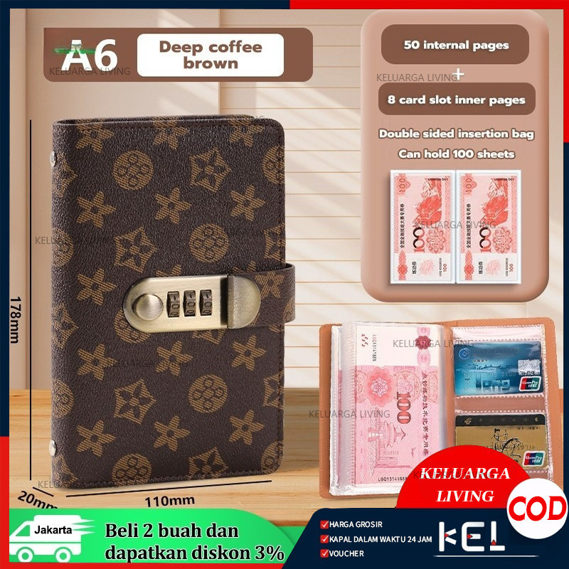 Dompet Disiplin Keuangan / Dompet Kas Keuangan Tabungan / Dompet Pengatur Bulanan
