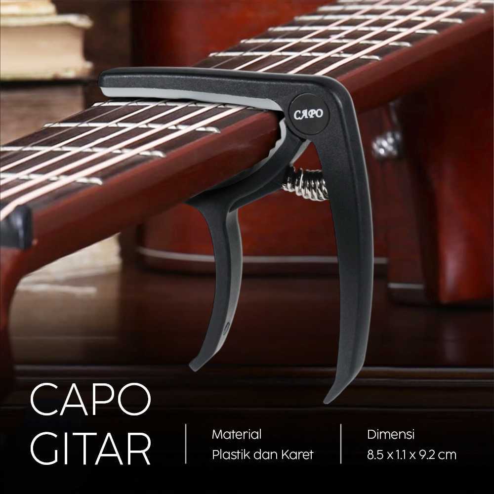 (ORI 100%) (100% ORI) TaffSTUDIO Capo Gitar Akustik Bridge Pin Remover Design Plastic - C-A1