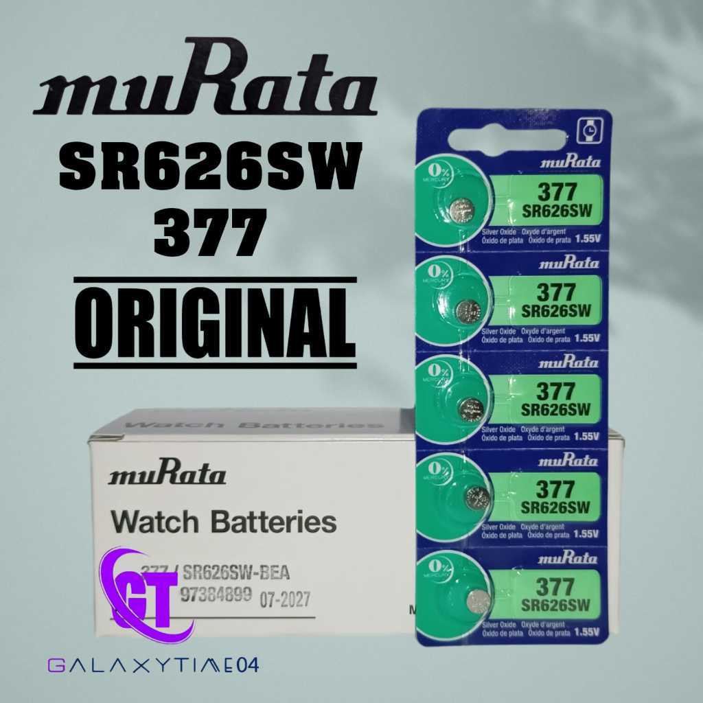 Baterai Murata SR626SW 377 Original Japan Batre Jam Tangan SR 626 SW SR626 377A Kualitas Sony Ori