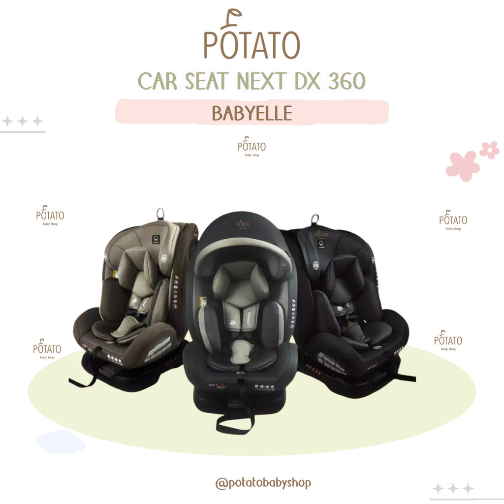 Babyelle - Next DX 360° Rotate Isofix Car Seat BE 836 | Car Seat Baby