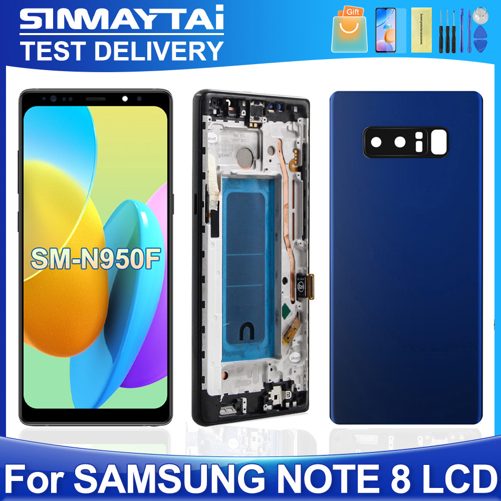 Note 8 For Samsung Tested For Note8 N950F N950U N950W N950FD LCD Display Tou Screen Digitizer Assemb