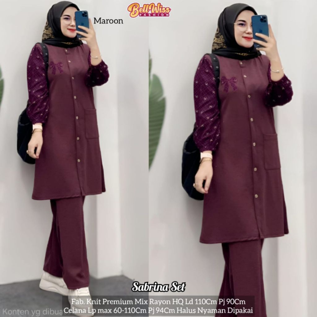 ada grup reseller tanyakan admin alya store SABRINA SET BELLWISS 11 alya store