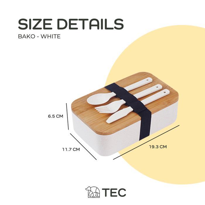BAKO Bento Box Kotak makanan Bekal Makanan Kotak Penyimpanan Makanan Lunch box Kotak Bekal Estetik K