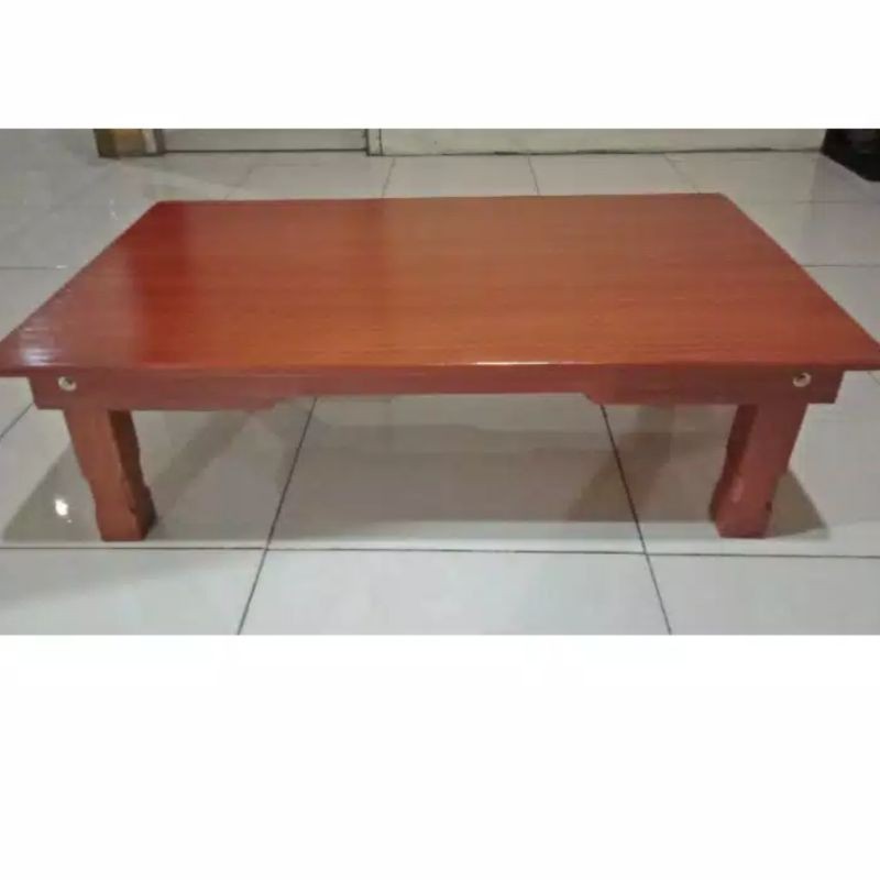 Meja Lipat Kayu Ukuran 80x80x30 Cm