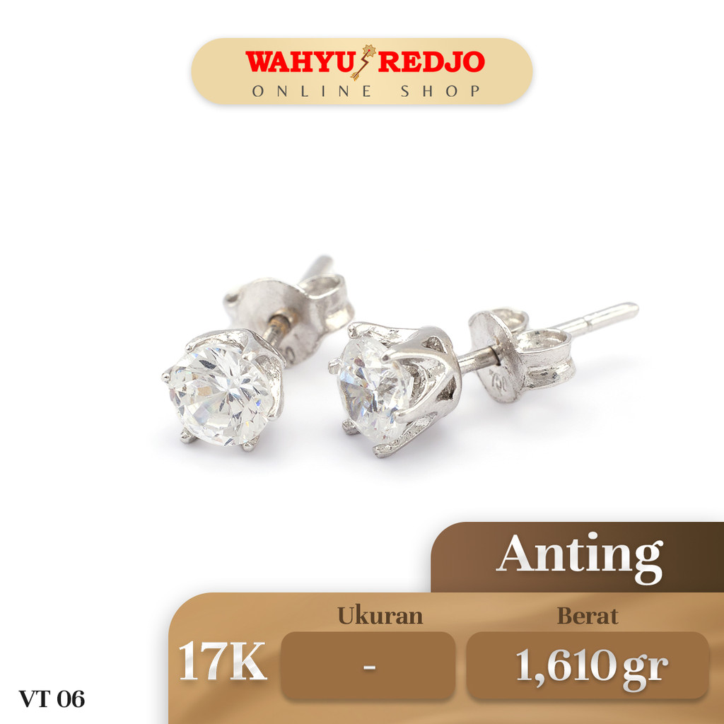 Anting Tusuk Emas Kadar 17K Wahyu Redjo AN-17K-30190361