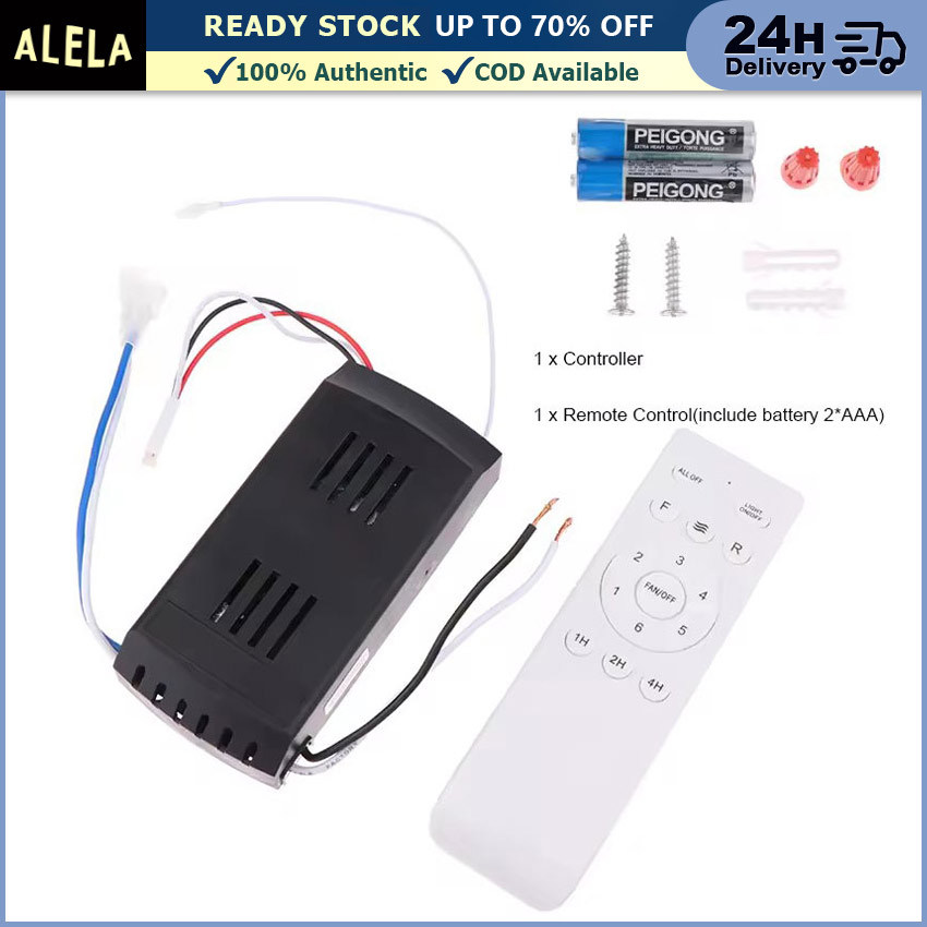 Ceiling Fan Lamp Remote Control 6 Speed Kipas Lampu Gantung Plafon Remote