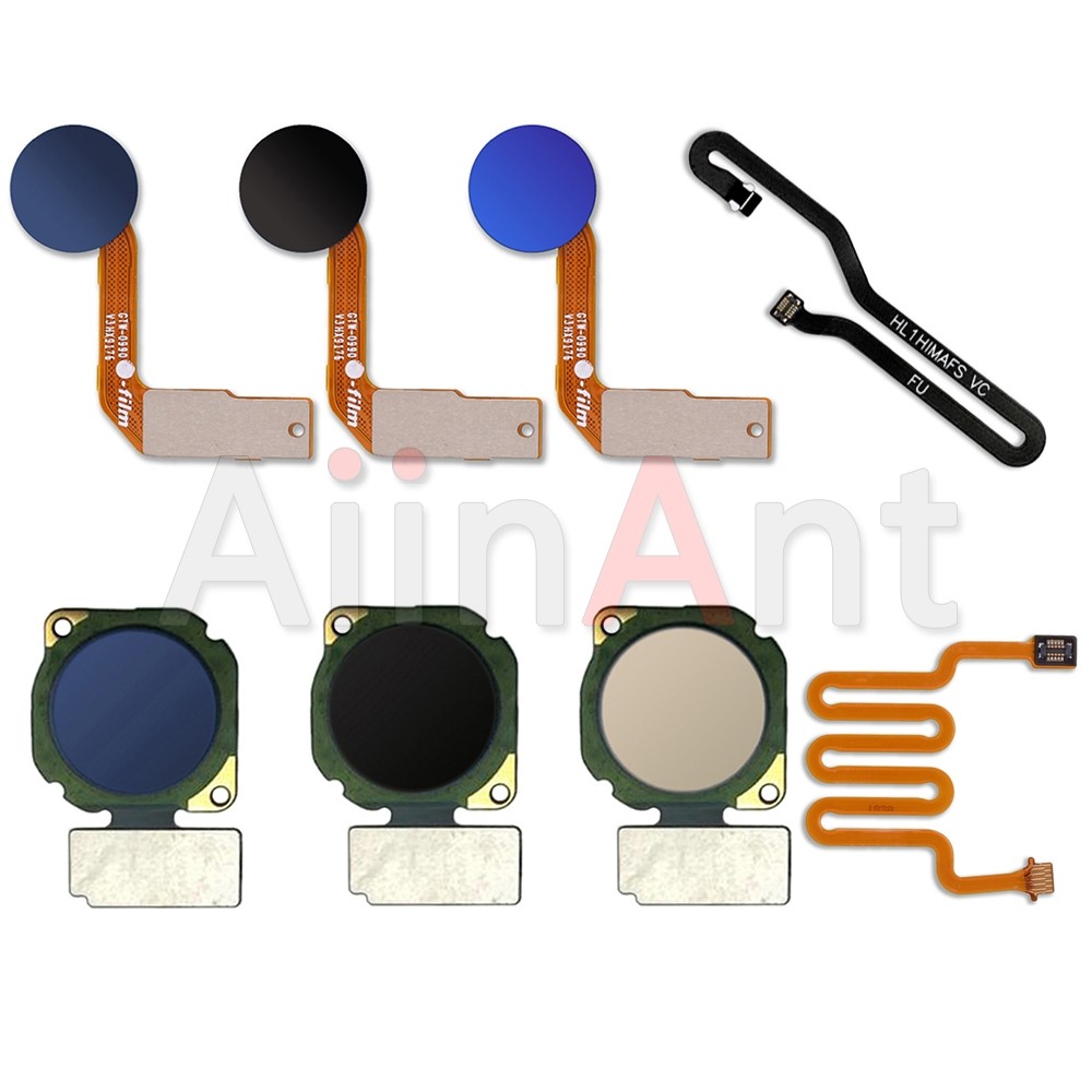 Aiinant Home Power Back Button Tou ID Finger Scanner Fingerprint Sensor Flex Cable For Huawei Mate 2