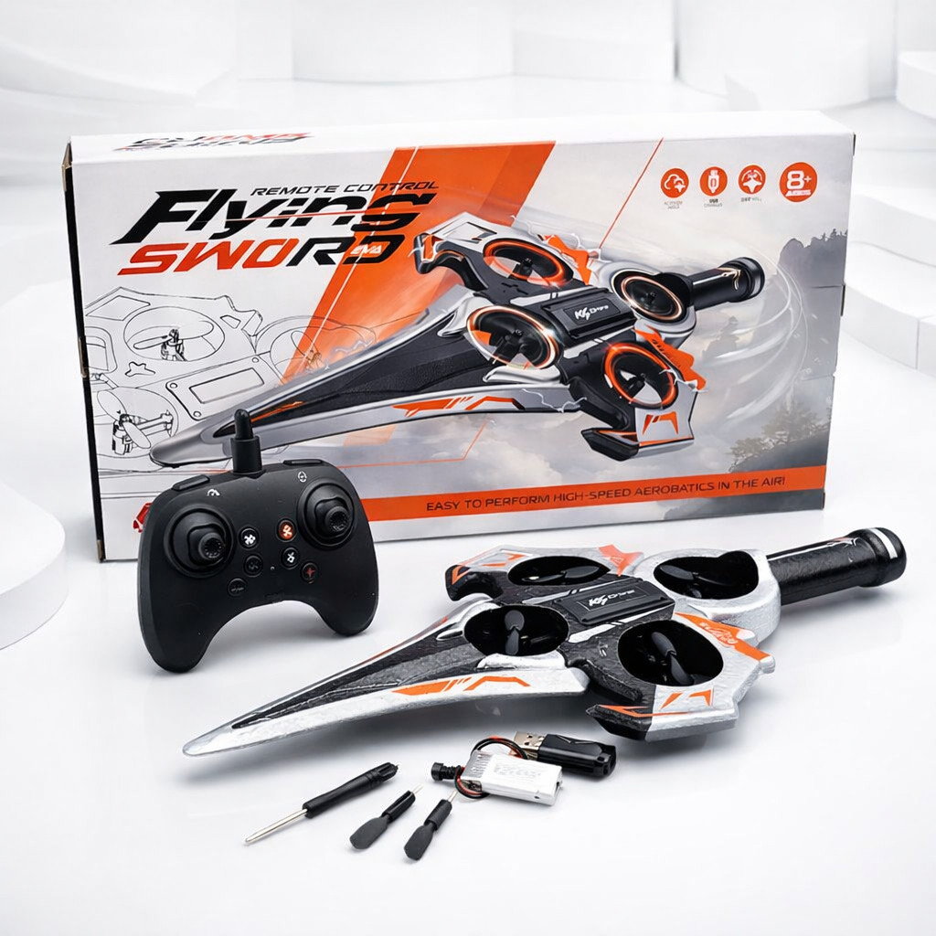 RC Pesawat Terbang Fighter Plane Foam 4CH – Remote Control Flying Sword Drone