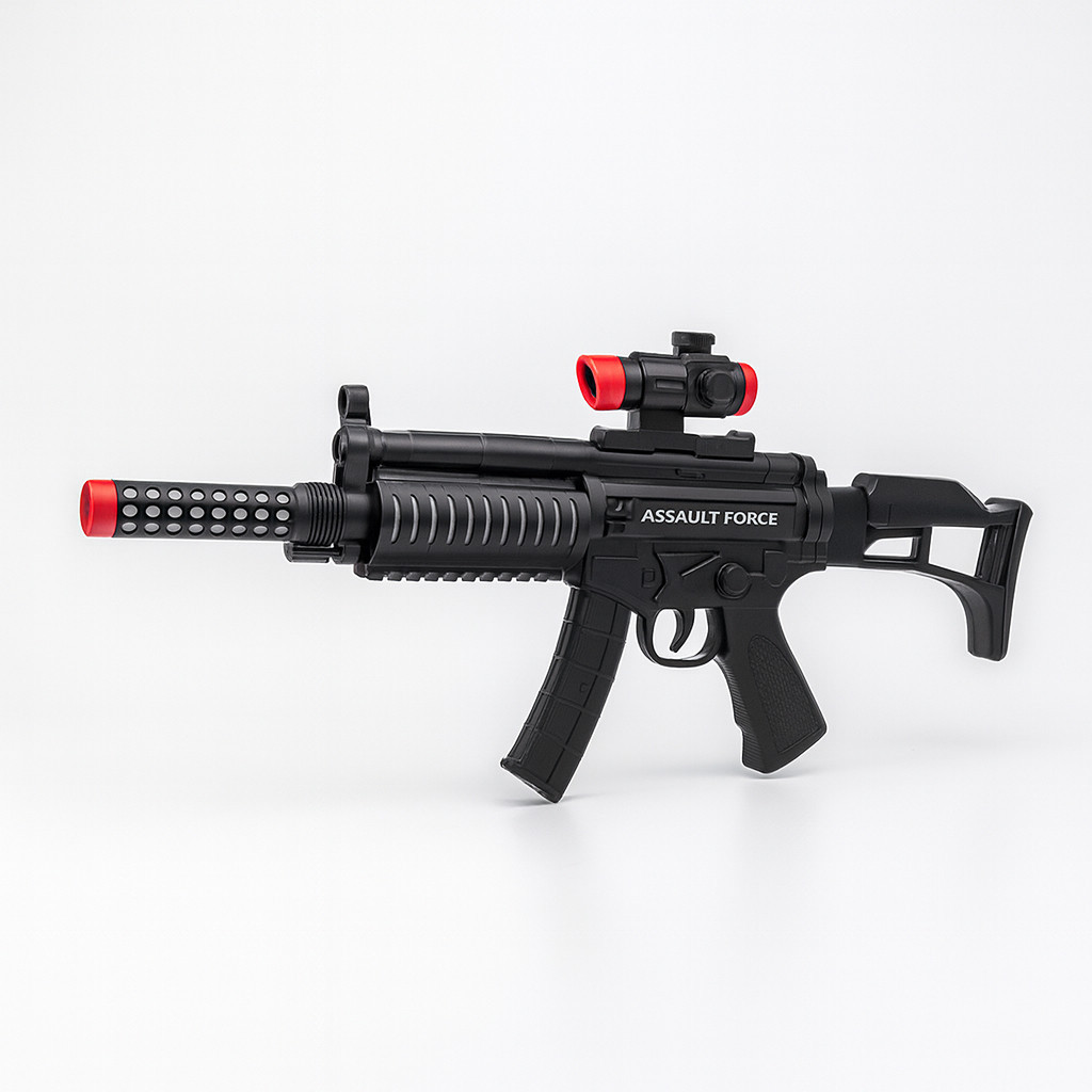 TOYVERSE Mainan Tembakan Anak Elektrik Baterai – Rifle Toy AK47 Style | Mainan Anak