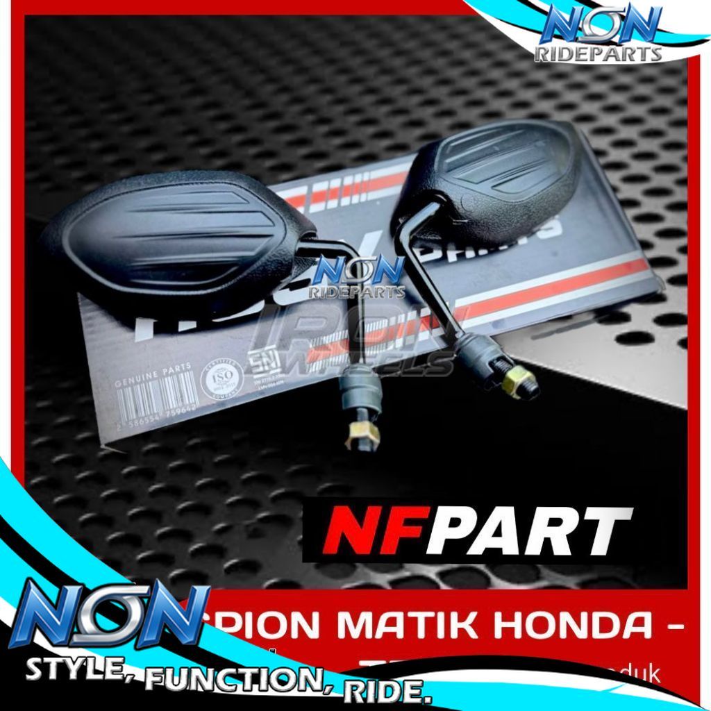 NoiN RideParts -  Spion beat racing standart tekuk spion vario Pcx Beat Racing