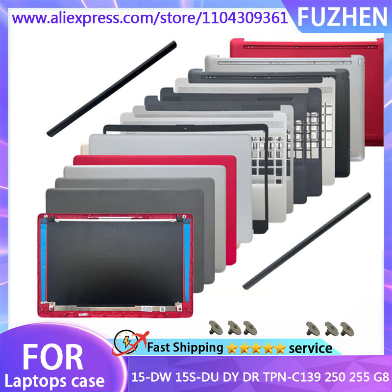 New For 15-DW 15S-DU DY DR TPN-C139 250 255 G8 Laptop LCD Rear Cover/Top Cover/Front Frame/Palm Pad/