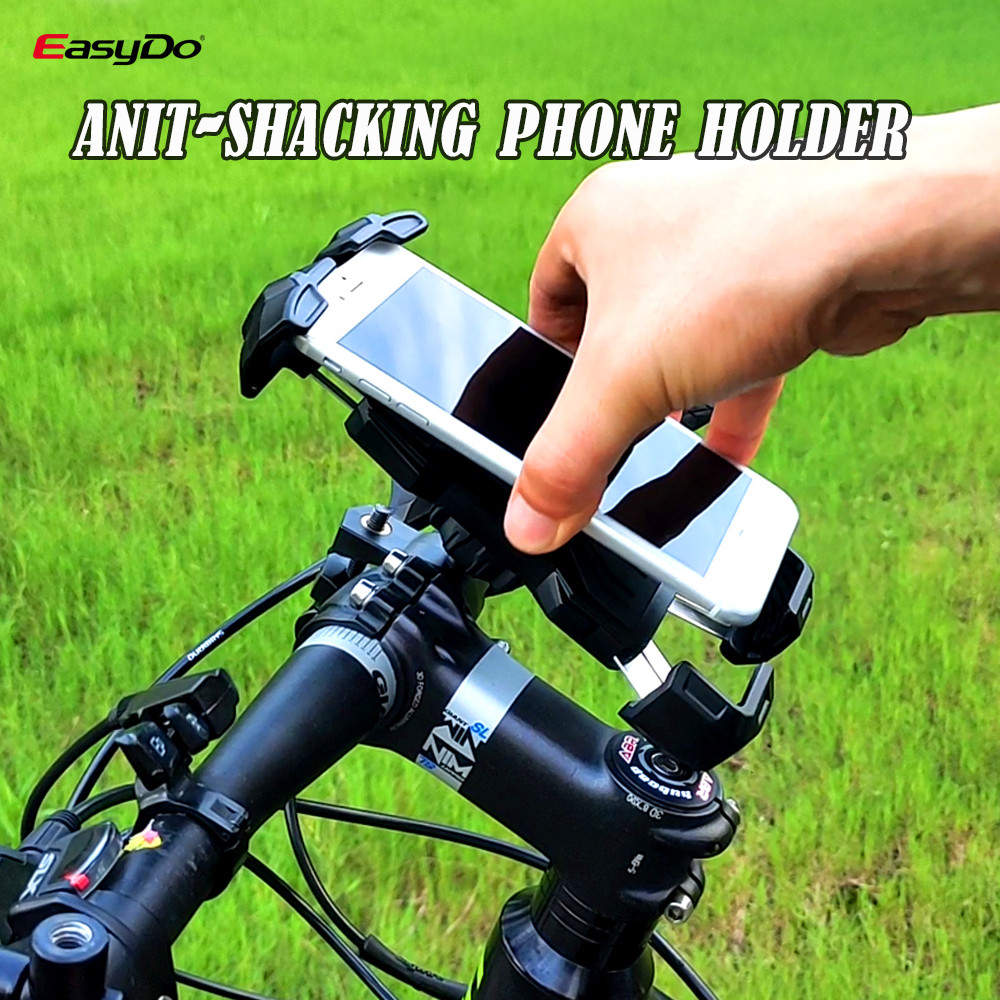 Bike Phone Holder Racks Universal Scooter E-Bike Phone Holder Handlebar Anit-Shake Navigation For iP