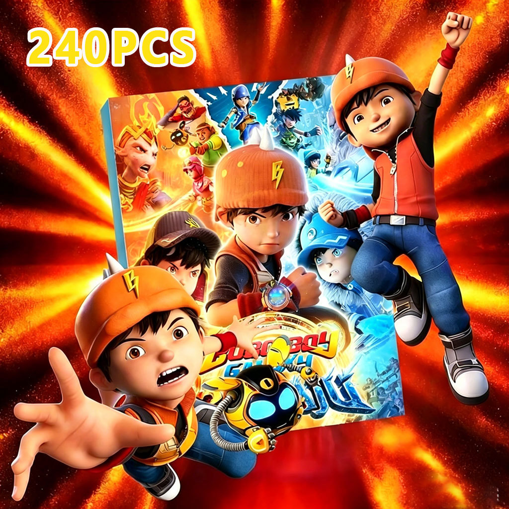 Boboiboy Galaxy Kartu Album Album KartuCard Holder Waterproof Album Kartu BoBoiBoy Galaxy