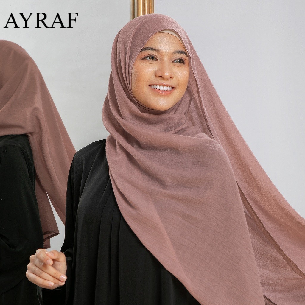 Hijab Pashmina Viscose Bamboo Viral | Jilbab Kekinian Simple Elegant Hijab Pashmina viscose Bamboo S
