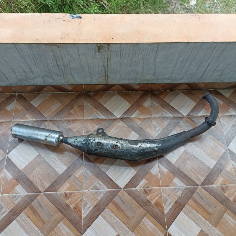muffler exhaust knalpot bedelan 3BS Yamaha RXZ RZR Original