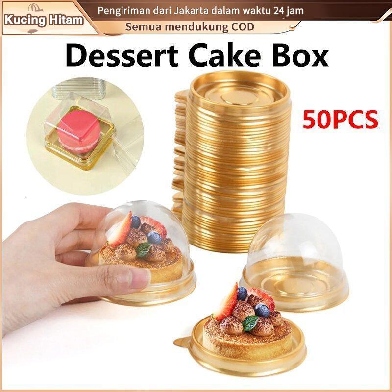 Set 50 Buah Wadah Cupcake Kubah dan Perlengkapan Kue