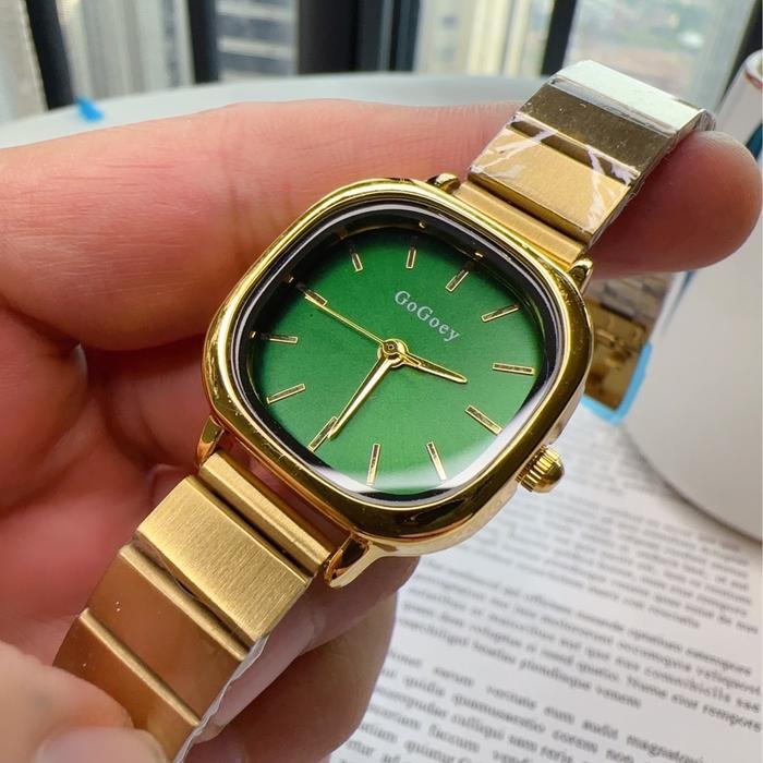 Gogoey Jam Tangan Wanita Tali Rantai Jam Analog Anti Karatan Jam Fashion Wanita CA095 Fashion Kemewa